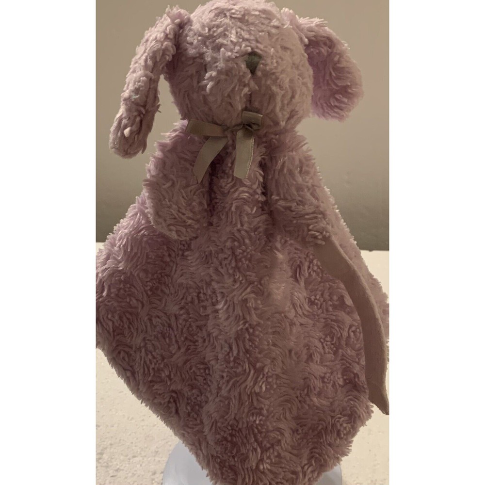 Blankets And Beyond Bunny Lovey Lavender Security Blanket Plush Purple Violet